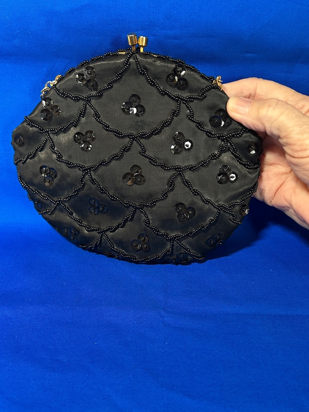 Vintage Beaded Evening Purse - Picture 2 of 6